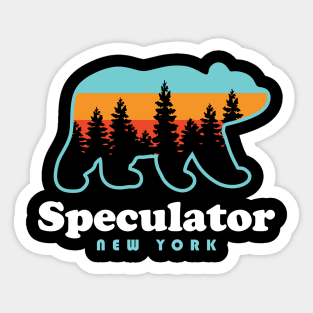 Speculator NY Adirondacks Bear Speculator High Peaks Sticker